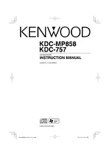 Kenwood KDC-757 ユーザーズマニュアル