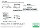 Bkl Electronic Straight double row header, 2.54 pitch Grid pitch: 2.54 mm Nominal current: 3 A 10120549 Fiche De Données