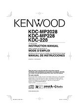Kenwood KDC-MP228 Manual Do Utilizador