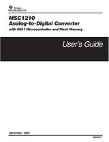 Texas Instruments MSC1210 Manual De Usuario