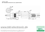 Bkl Electronic RCA connector Plug, straight Number of pins: 2 White 0104008/T 1 pc(s) 0104008/T Техническая Спецификация