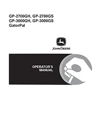 John Deere Products & Services GP-2700GH 用户手册