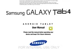Samsung SAMSUNG SM-T337A ユーザーズマニュアル