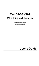Trendnet VPN Firewall Router Manual Do Utilizador