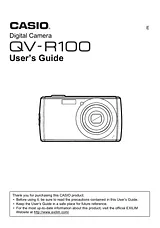Casio QV-R100 ユーザーズマニュアル