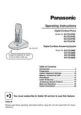 Panasonic KX-TG1074E Manuel D’Utilisation
