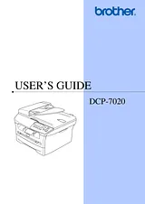 Brother DCP-7020 Manual De Usuario