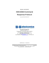 B&B Electronics HVD100A3 Справочник Пользователя