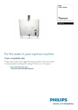 Philips Water container HD5073 HD5073/01 Leaflet
