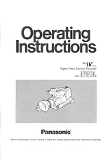 Panasonic AG-DVC10 User Guide