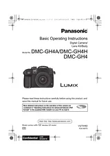 Panasonic DMC-GH4H Справочник Пользователя