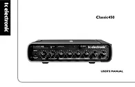 TC Electronic classic450 Betriebsanweisung