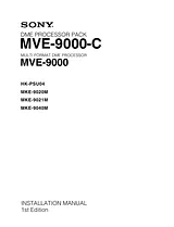 Sony MVE-9000 Benutzerhandbuch