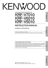 Kenwood KRF-V6010 Справочник Пользователя