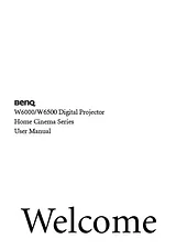 Benq Projector W6500 用户手册