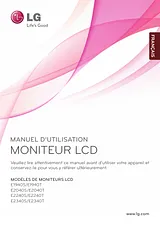 LG E2340T-PN Manuel D’Utilisation