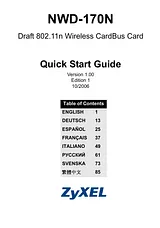 ZyXEL Communications NWD-170N Manual Do Utilizador