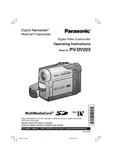 Panasonic PV-DV203 Manual De Usuario