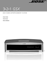 Bose 321 GSX 사용자 매뉴얼