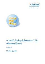 Acronis Backup & Recovery 10 Advanced Server SBS Edition Manual Do Utilizador