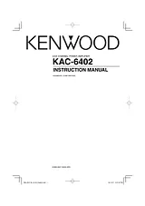 Kenwood KAC-6402 Manual De Instruções