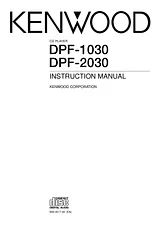 Kenwood DPF-1030 ユーザーズマニュアル