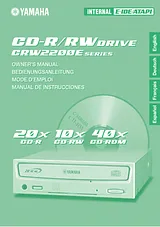 Yamaha CRW2200 Manual Do Utilizador