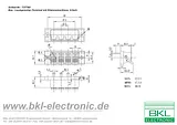 Bkl Electronic Audio jack Socket, vertical vertical Number of pins: 4 Black 205026 1 pc(s) 205026 Datenbogen