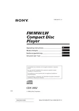 Sony CDX-3002 