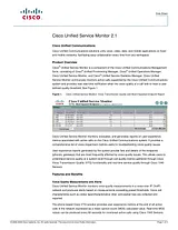 Cisco Cisco Prime Unified Service Monitor 9.0 Hoja De Datos