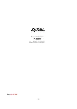 ZyXEL p-320w Veröffentlichungshinweis