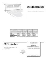 Electrolux E30DD75ESS Supplementary Manual