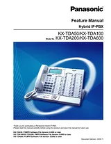 Panasonic KX-TDA50 Справочник Пользователя