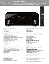 Pioneer VSX-1019AHK Leaflet