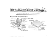 IBM 600X Manuel D’Utilisation