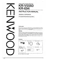 Kenwood KR-V5560 사용자 가이드