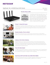 Netgear R8300 - Nighthawk X8 AC5000 Smart WiFi Router Data Sheet