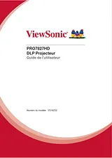 Viewsonic Pro7827HD Manuel D’Utilisation