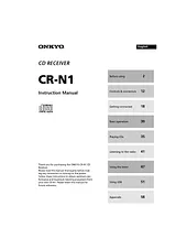 ONKYO CR-N1 Manual Do Utilizador