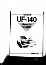 Panasonic uf-140 사용자 설명서