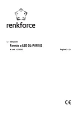 Renkforce LED PAR stage spotlight No. of LEDs: 3 DL-PAR103 DL-PAR103 User Manual