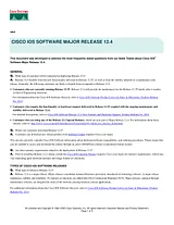 Cisco Cisco IOS Software Release 12.4(1) 信息指南