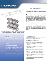 Linksys Instant USB Disk 128MB USBM128M-EU Merkblatt