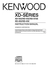 Kenwood XD-552 Manuel D’Utilisation