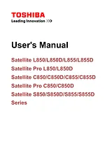 Toshiba Satellite C850/C850D/C855/C855D Manual De Usuario