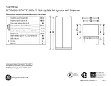 GE GSE22ETHWW Specification Sheet