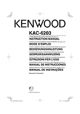 Kenwood KAC-6203 Manual Do Utilizador