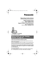 Panasonic KXTG8521FX Operating Guide