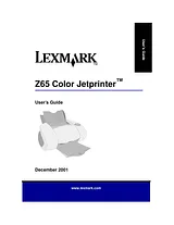 Lexmark Z65 Manual De Usuario