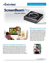 Actiontec ScreenBeam Pro SBWD100EDX02 Справочник Пользователя